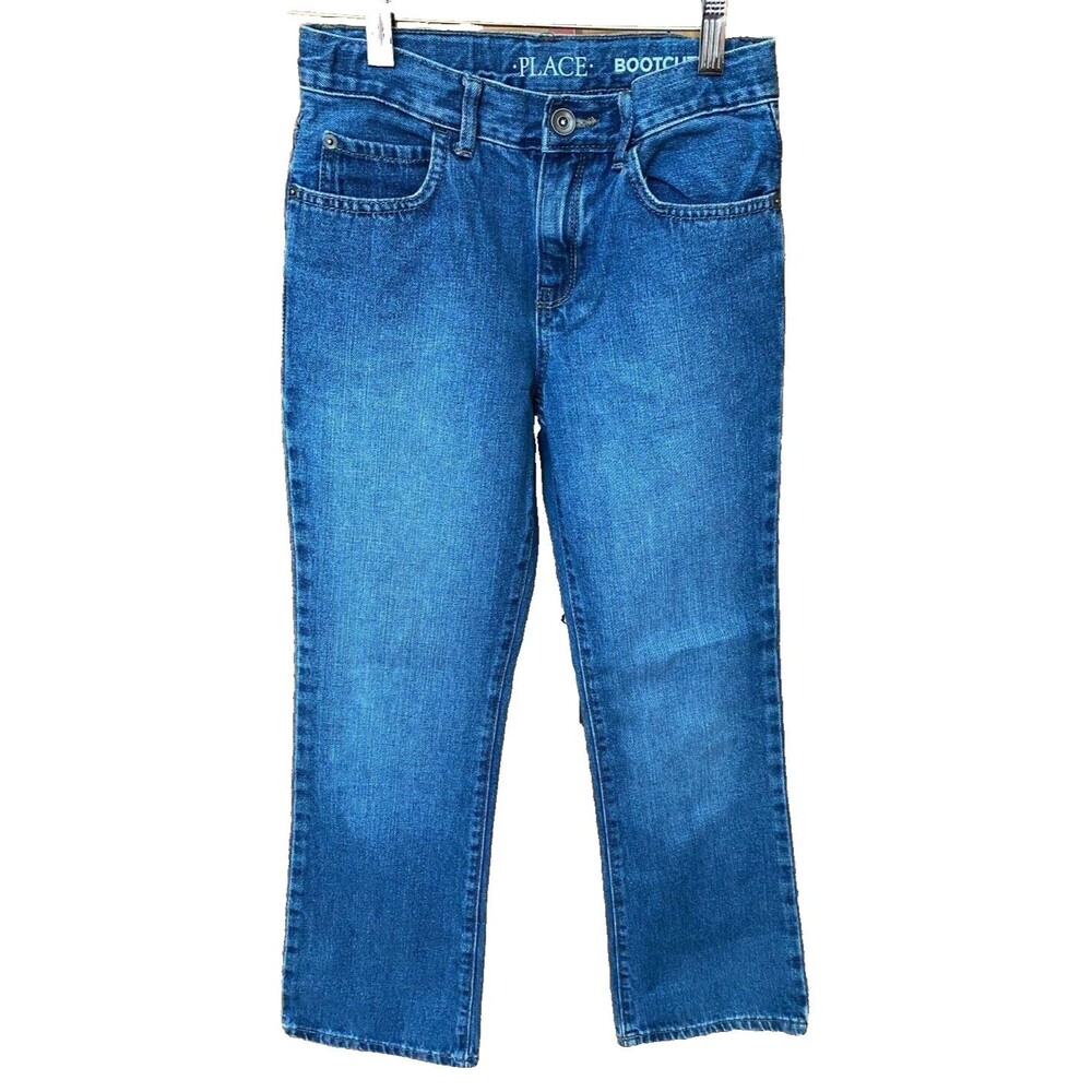 Children's Place Boys Bootcut Jeans Size 10 Reg (24 x 25) - Picture 1 of 4